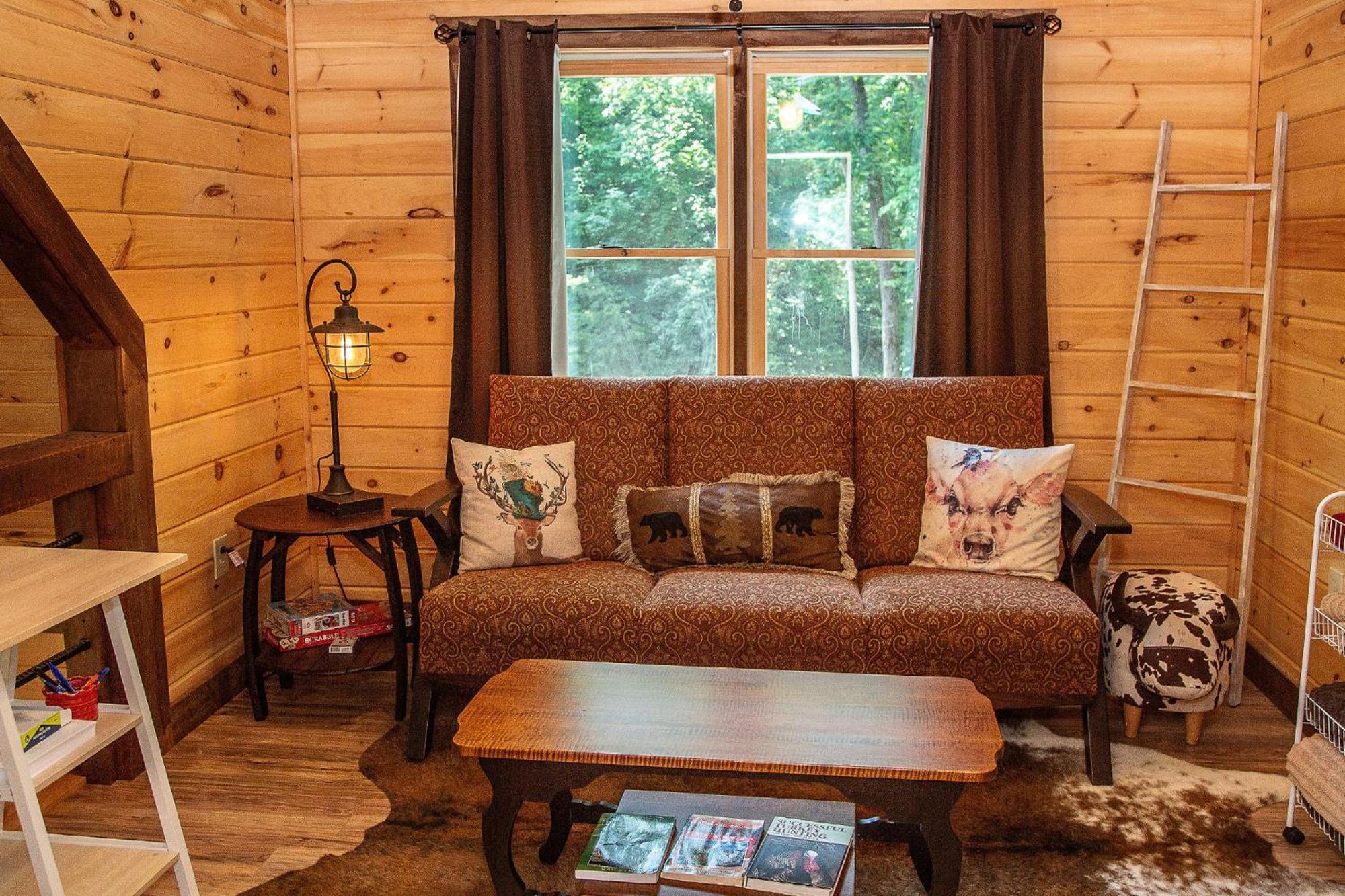 Adore The Smores Rustic Mountain Charm Outdoor Spaces And A Cozy Hot Tub ブルーリッジ山脈 エクステリア 写真