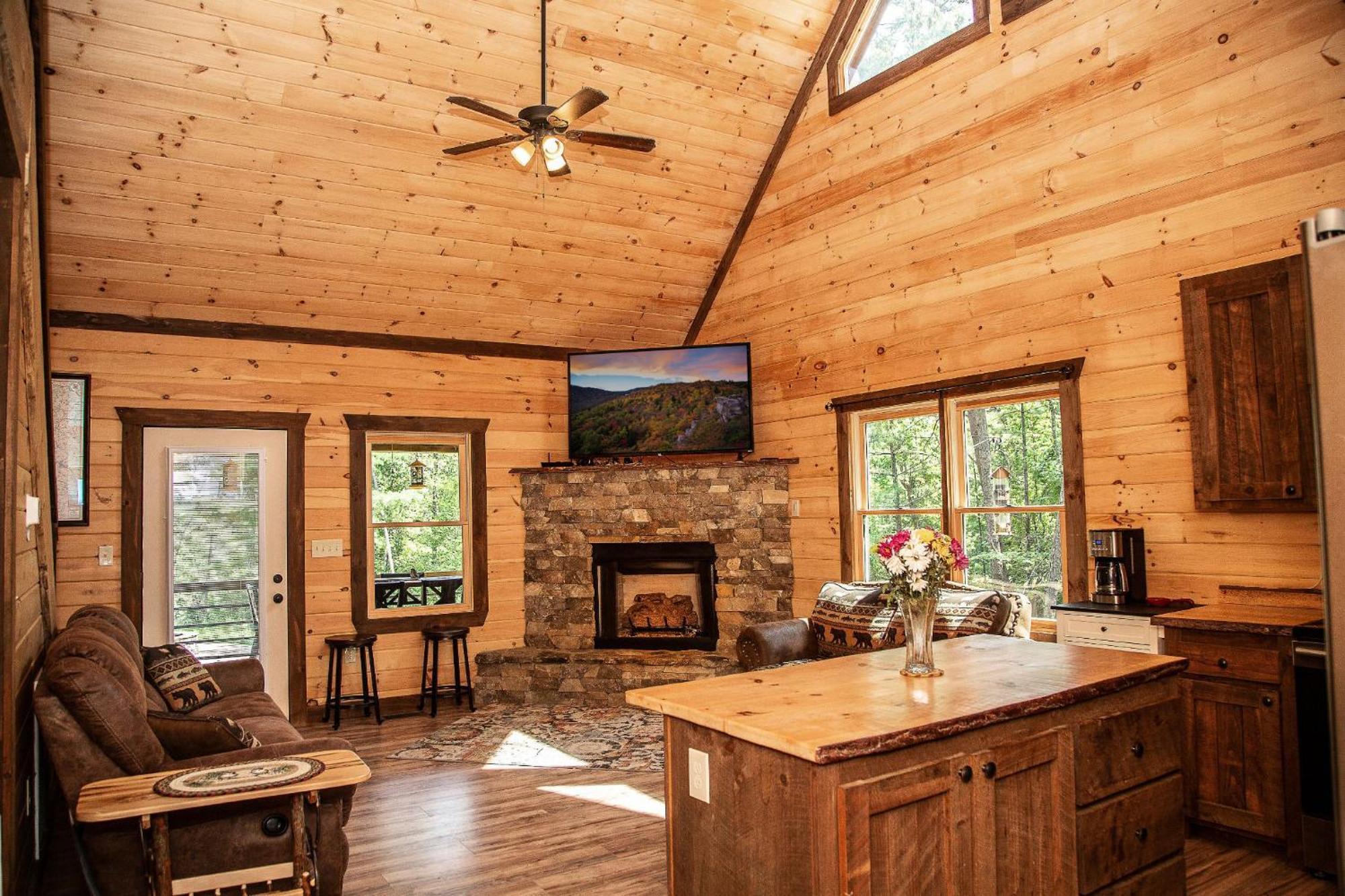 Adore The Smores Rustic Mountain Charm Outdoor Spaces And A Cozy Hot Tub ブルーリッジ山脈 エクステリア 写真